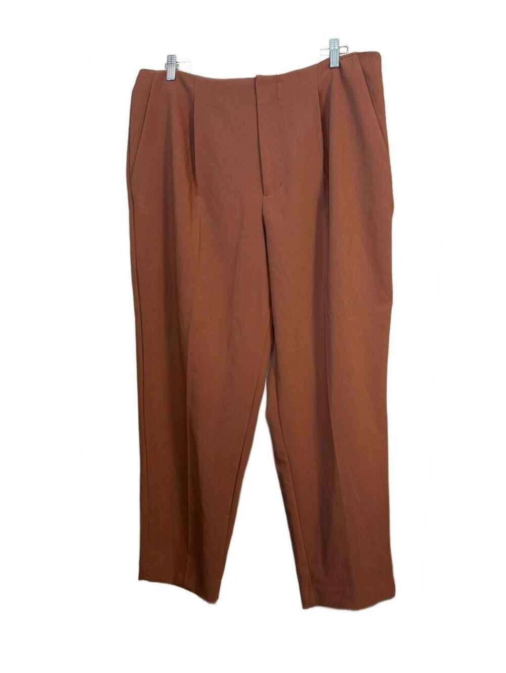A New Day Rust pull-on ankle pants